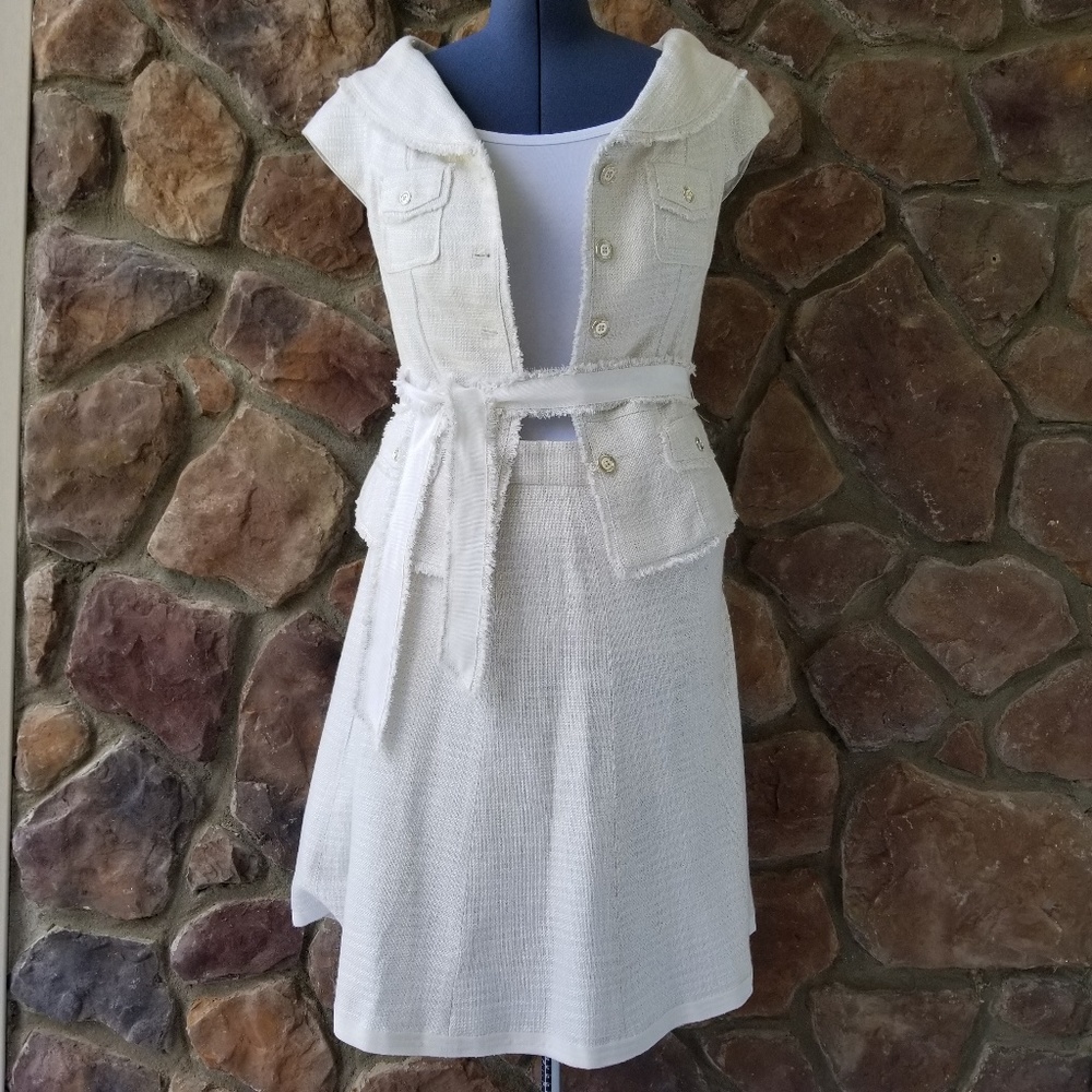 Tweed Skirt & Top Set